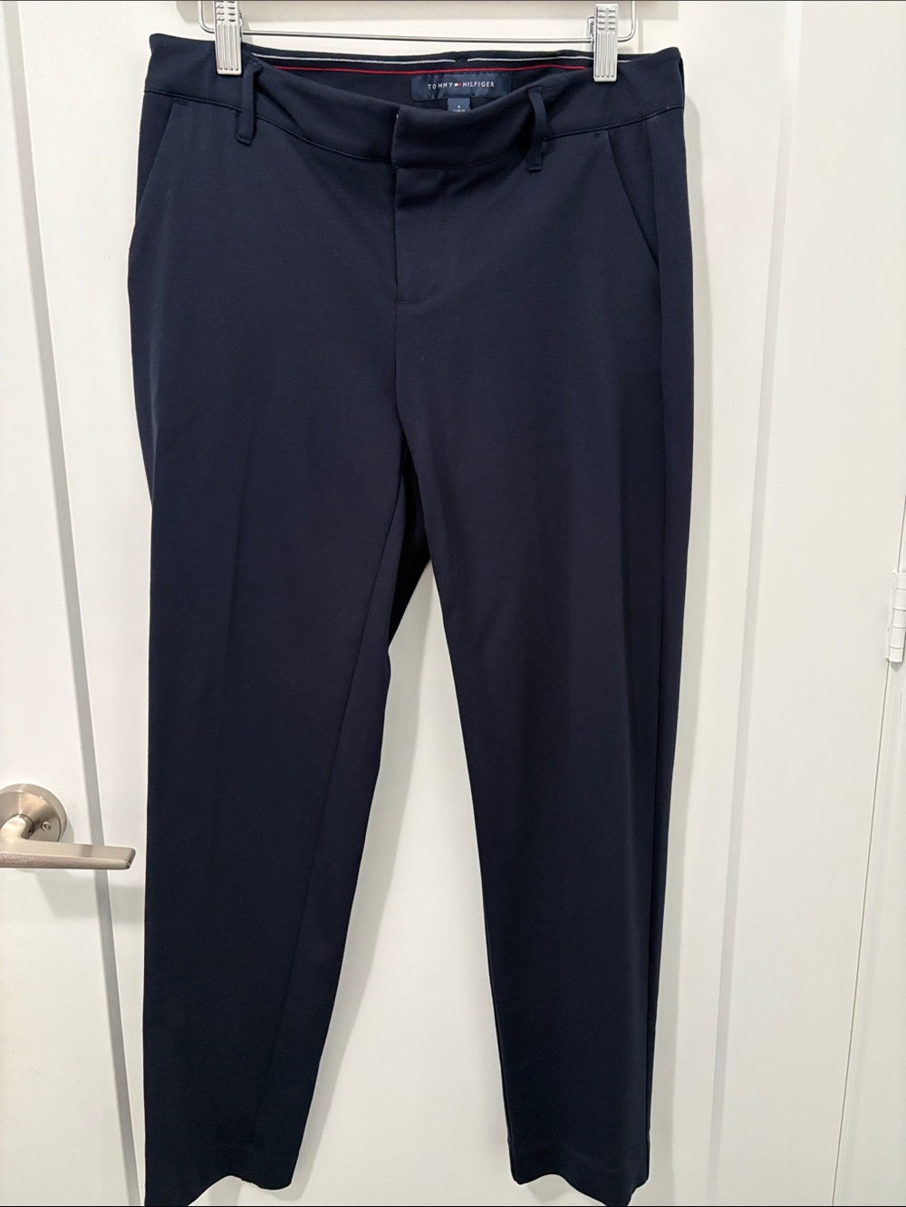 Tommy Hilfiger Women's Navy Skinny Dress Pants